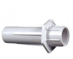 Nozzle connector for concrete wall